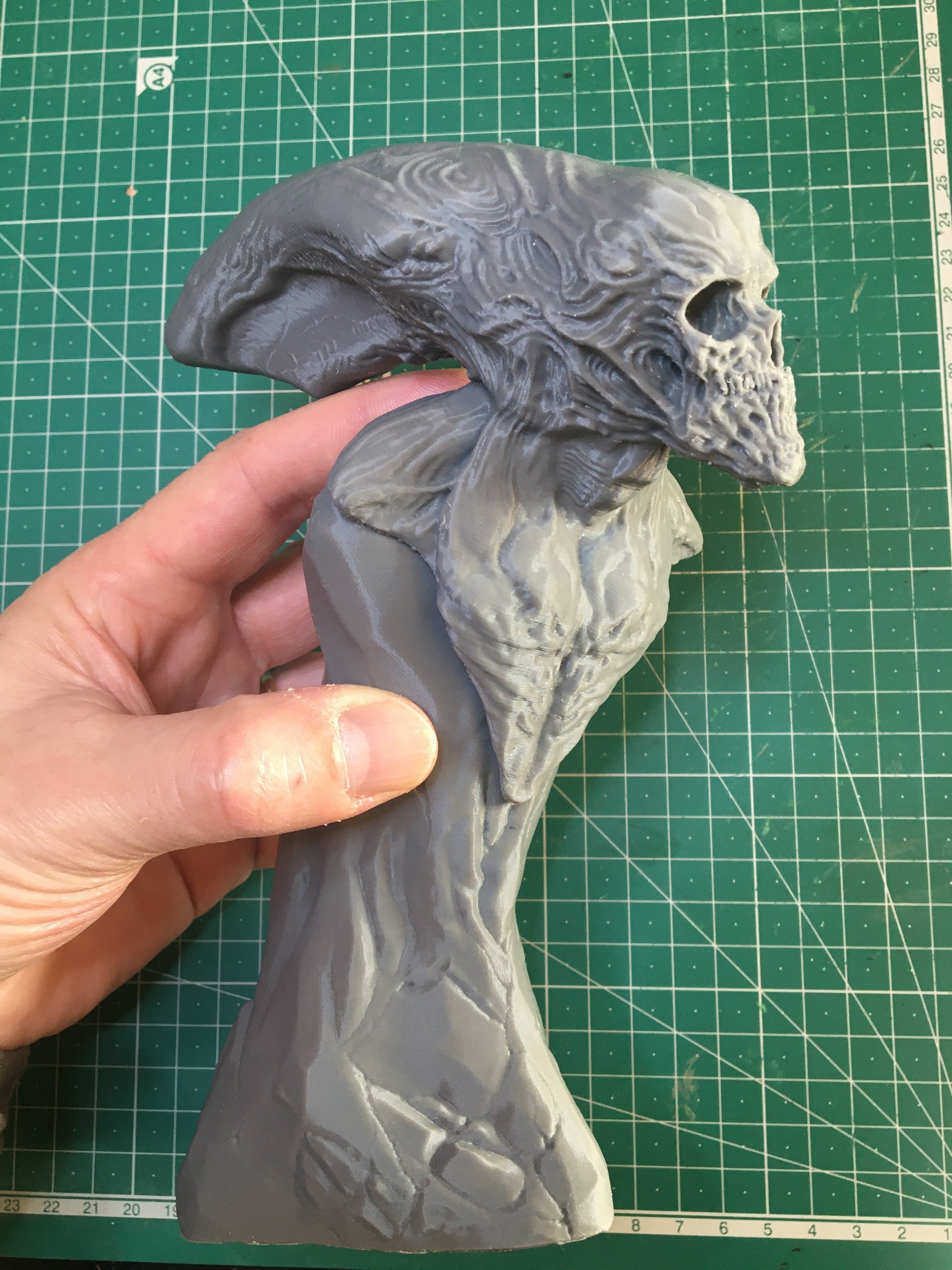 Skull alien 3D model_5