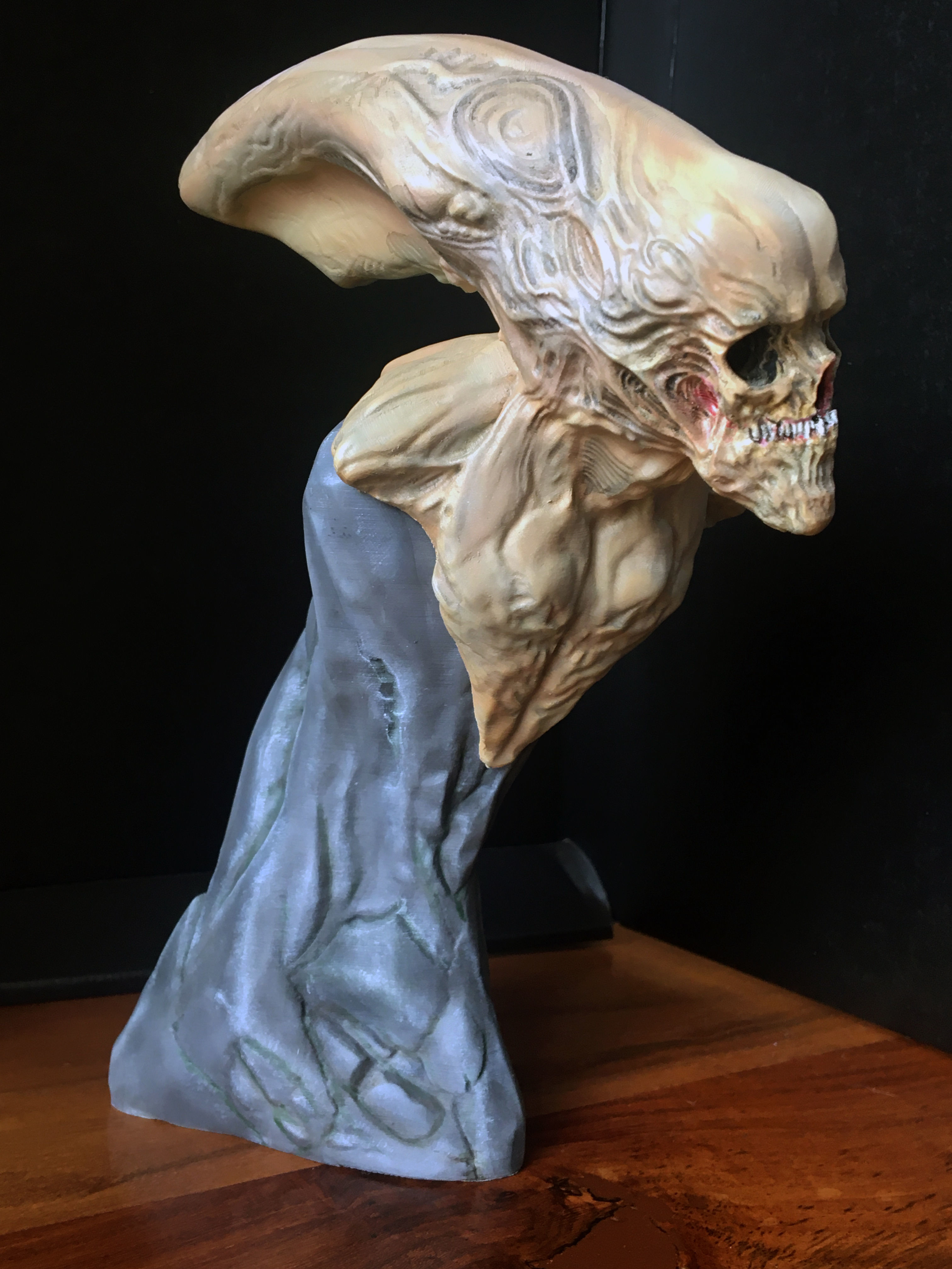 Skull alien 3D model_6