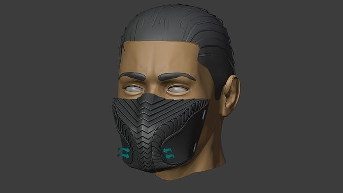 Viper mask with a protective filter 3D print model
