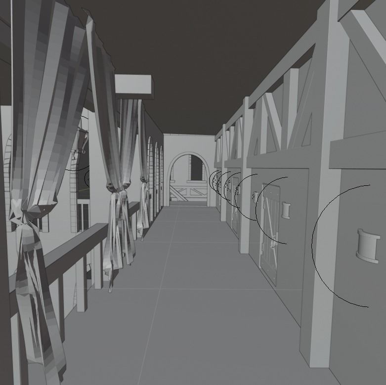 Big fantasy Inn 3D model_11