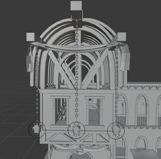 Big fantasy Inn 3D model_15