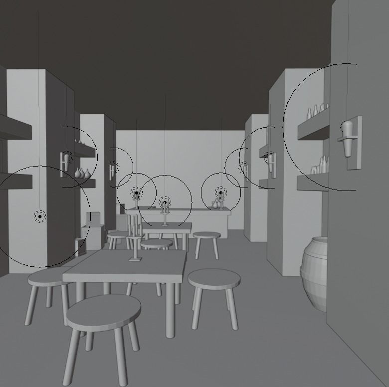 Big fantasy Inn 3D model_17