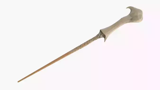 Voldemort Wand Free low-poly 3D model