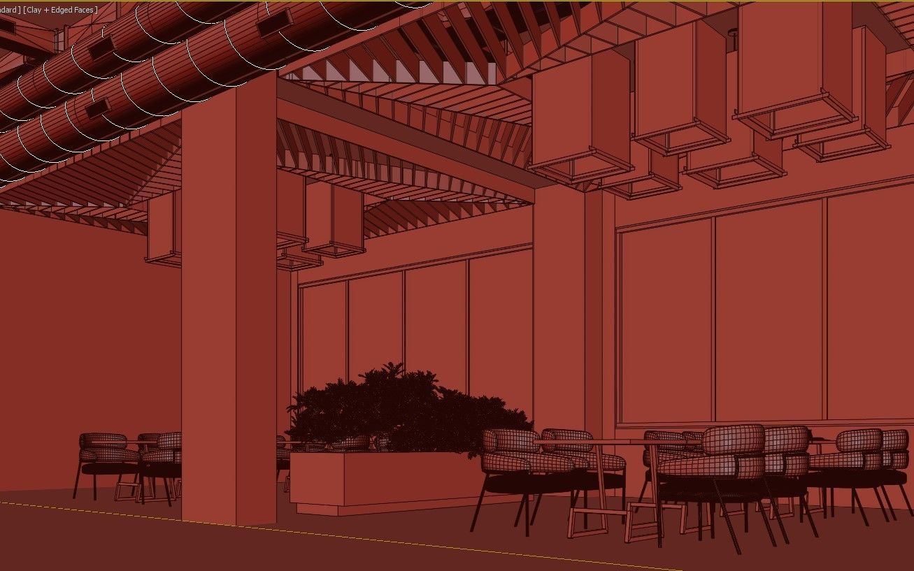 Japanese Sushi Restaurant 3D model_20