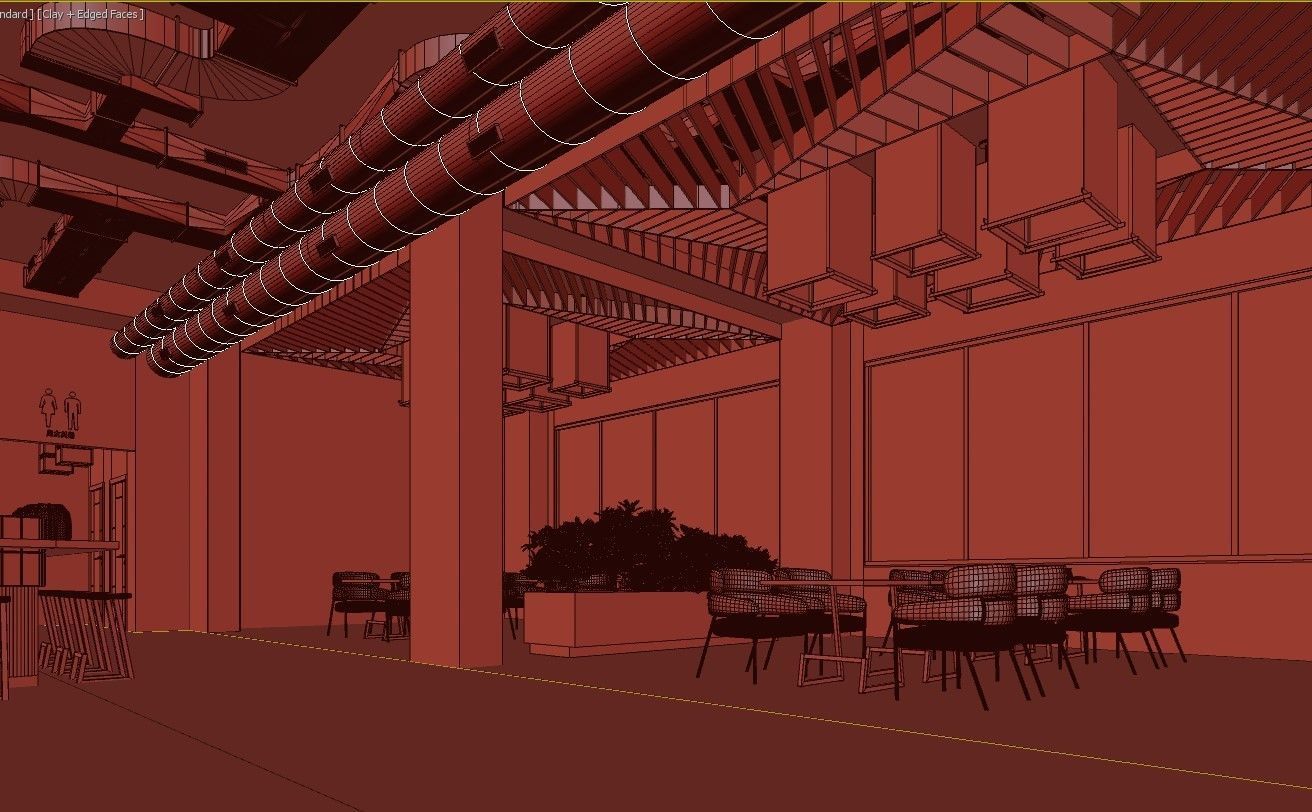 Japanese Sushi Restaurant 3D model_15