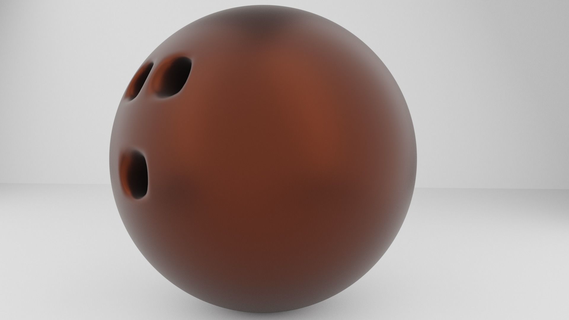 Bowling Ball Woodish 3D model_1