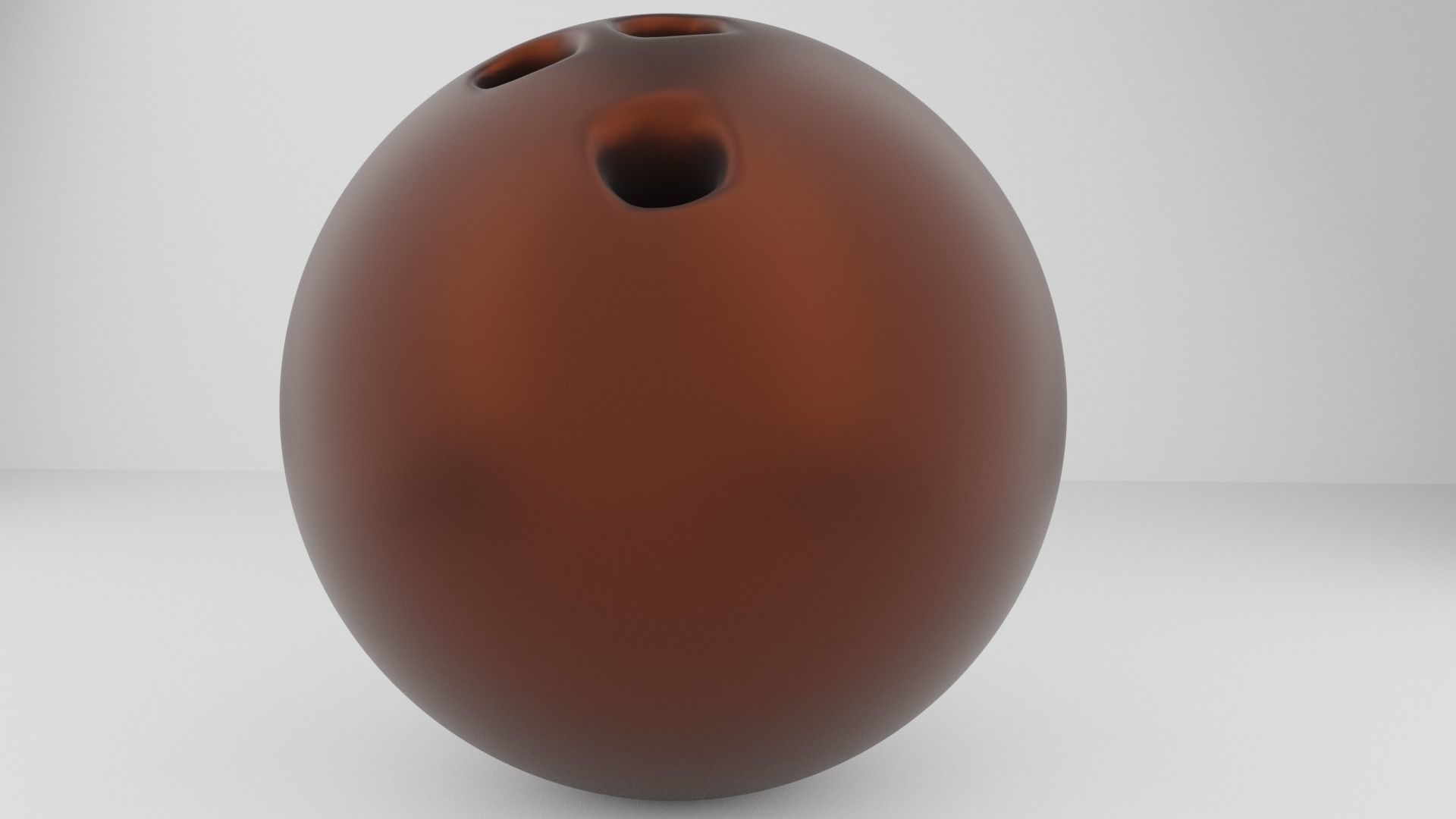 Bowling Ball Woodish 3D model_2