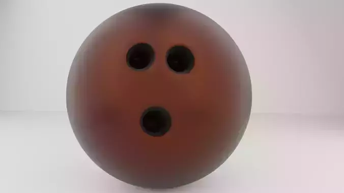 Bowling Ball Woodish 3D model