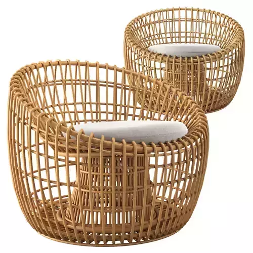 Nest lounge chair 3D model