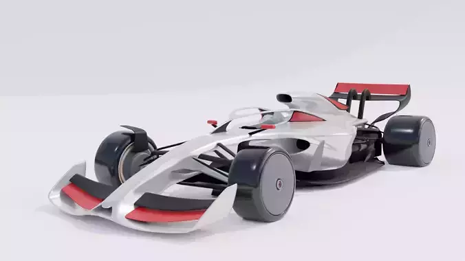 Simple 2021 Formula 1 Racing Car