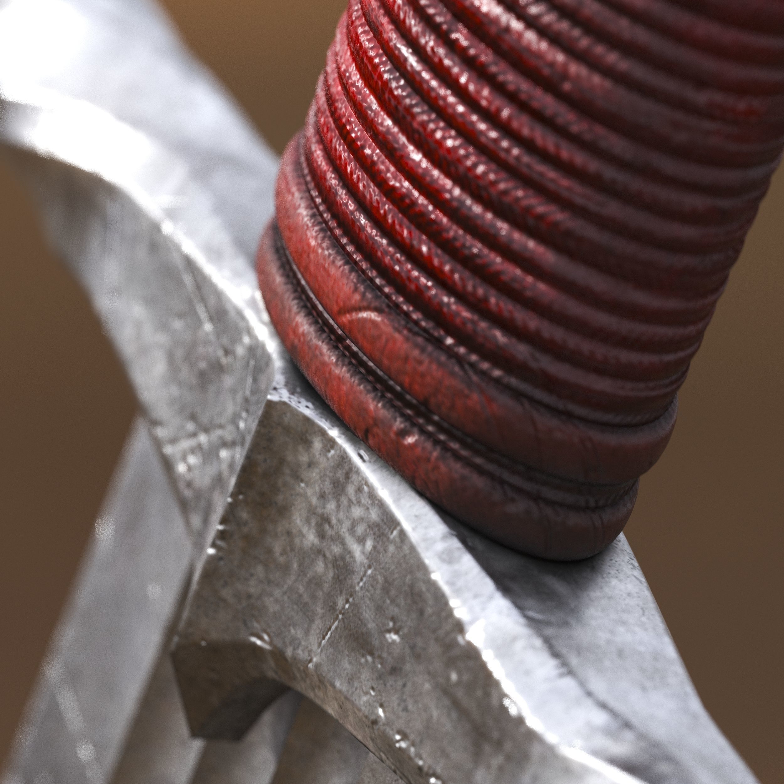 Medieval Sword for Games and Cinematics 01 Low-poly 3D model_10