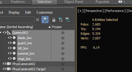 Medieval Sword for Games and Cinematics 01 Low-poly 3D model_25