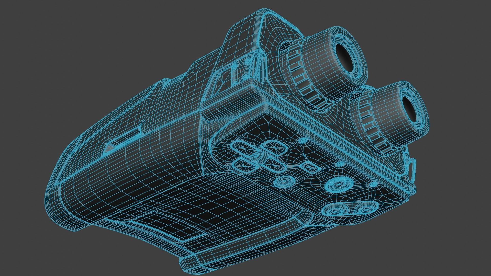 Enhanced Binocular NV-10 3D model_13