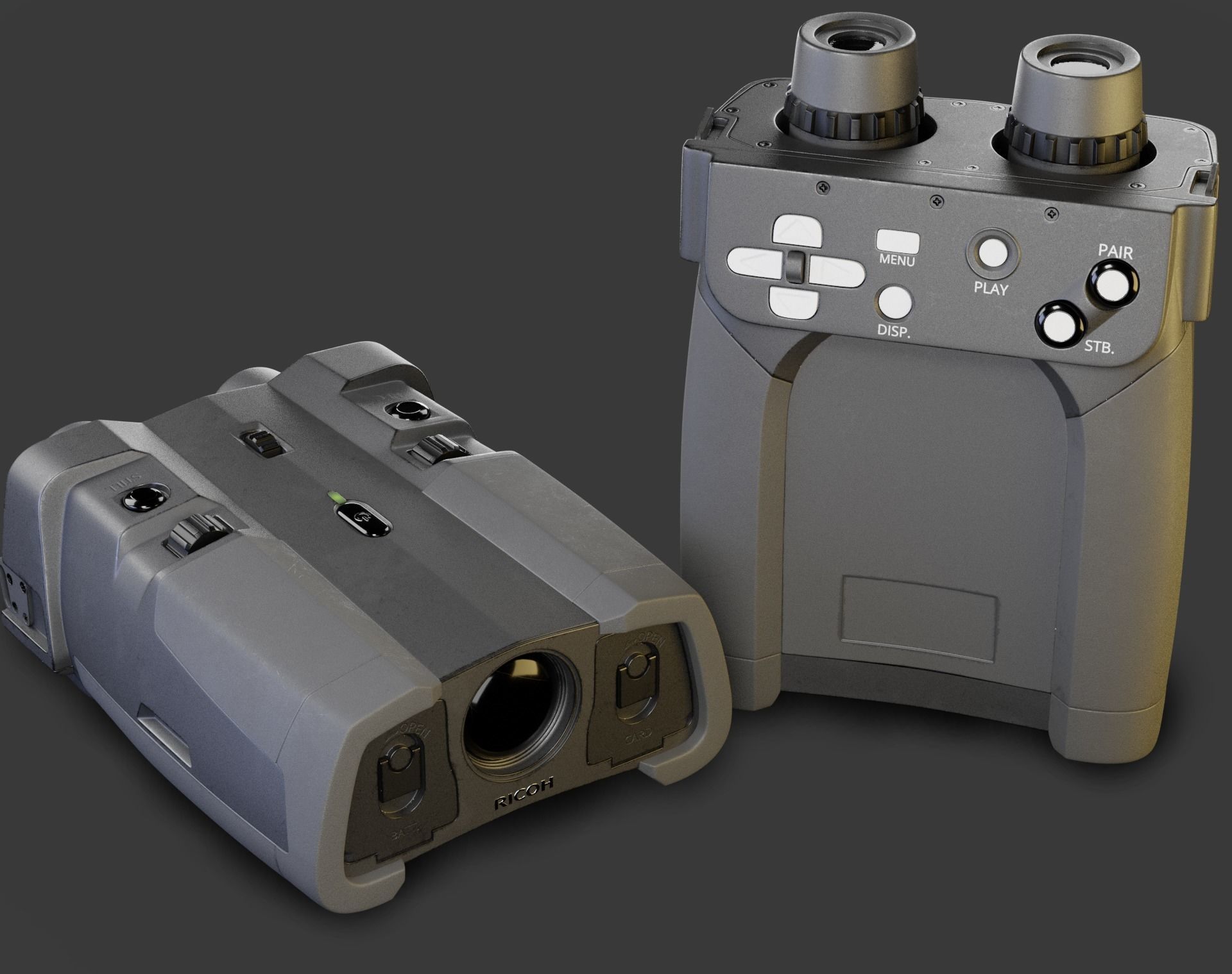 Enhanced Binocular NV-10 3D model_2