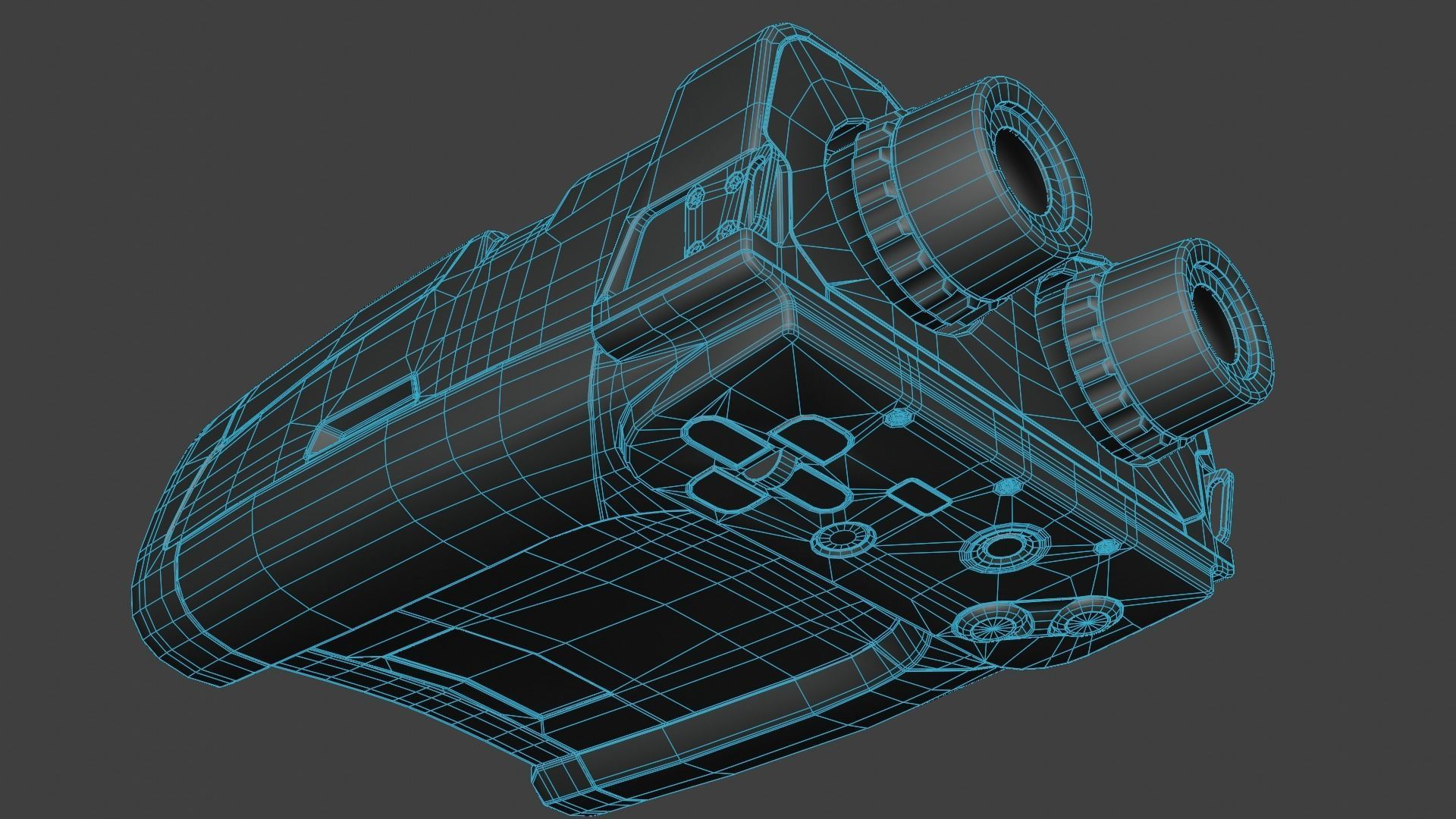 Enhanced Binocular NV-10 3D model_12