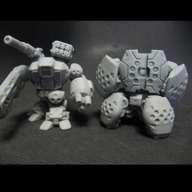 CHIBI-TECH SD - BLACKWIDOW CORE  3D print model_17