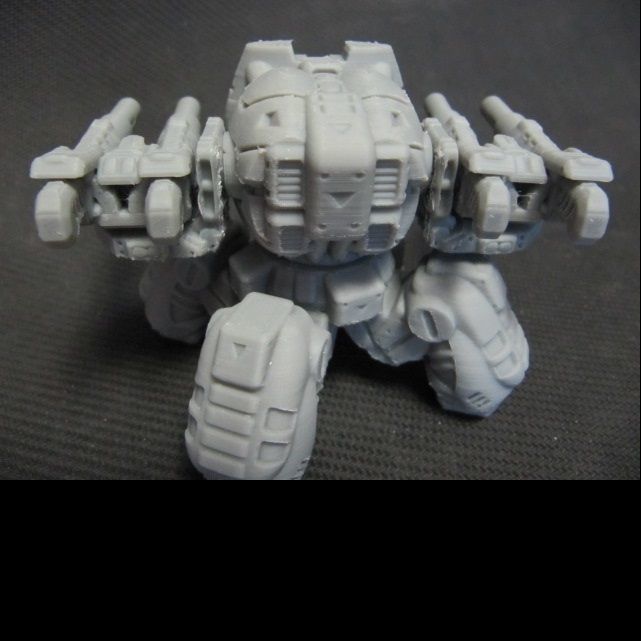 CHIBI-TECH SD - BLACKWIDOW CORE  3D print model_3