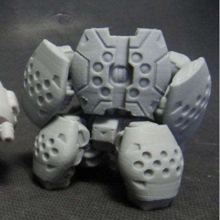 CHIBI-TECH SD - BLACKWIDOW CORE  3D print model_9