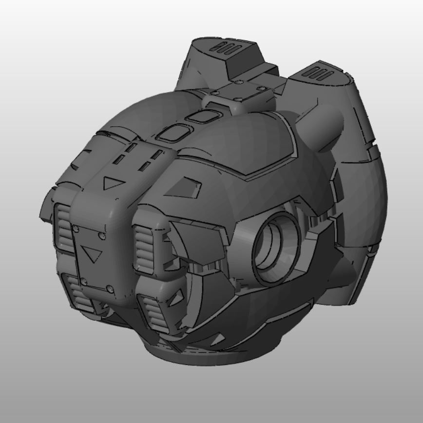 CHIBI-TECH SD - BLACKWIDOW CORE  3D print model_1