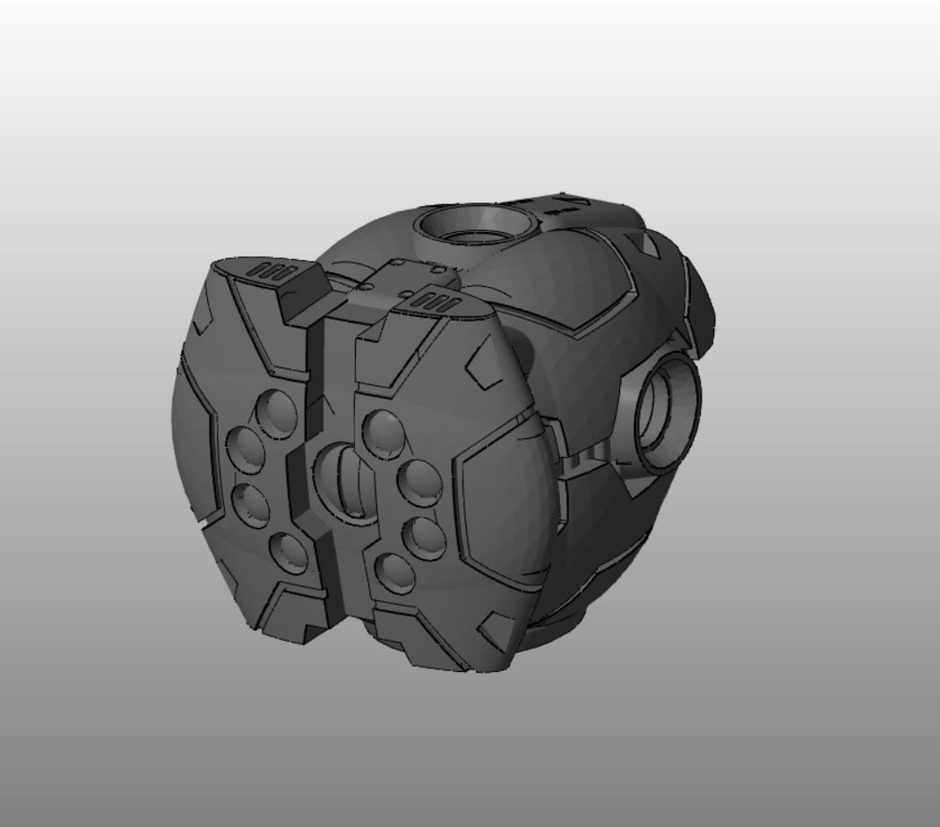 CHIBI-TECH SD - BLACKWIDOW CORE  3D print model_20
