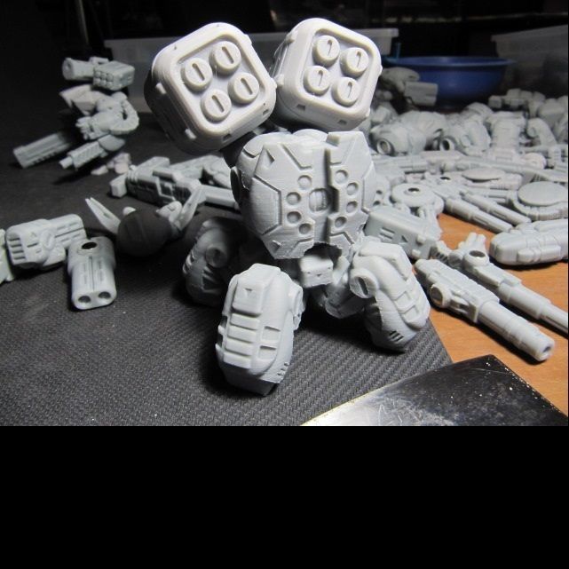 CHIBI-TECH SD - BLACKWIDOW CORE  3D print model_18