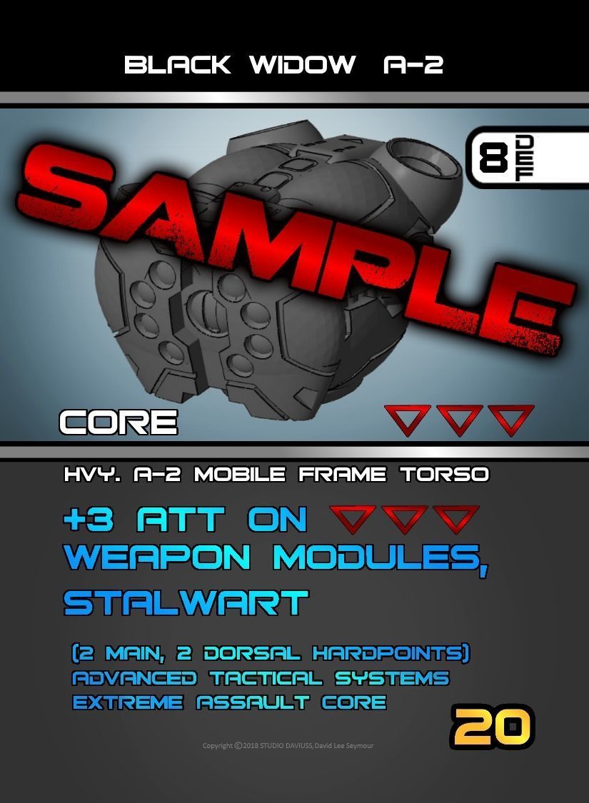 CHIBI-TECH SD - BLACKWIDOW CORE  3D print model_23