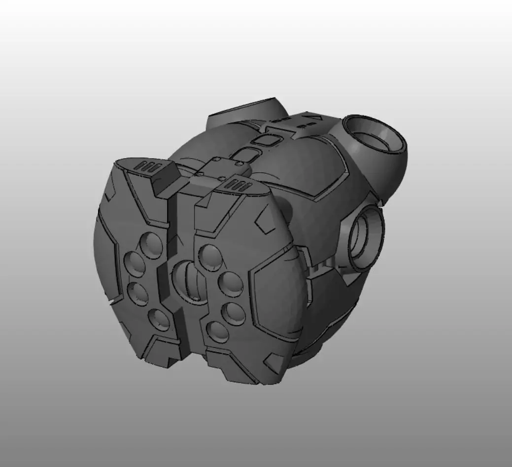 CHIBI-TECH SD - BLACKWIDOW CORE  3D print model_0