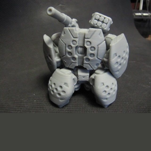 CHIBI-TECH SD - BLACKWIDOW CORE  3D print model_14