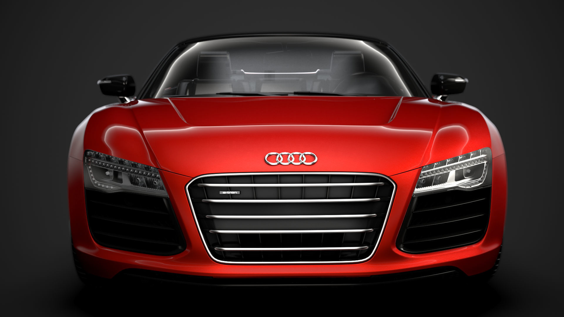 Audi R8 E Tron Spyder 2016 3D model_6