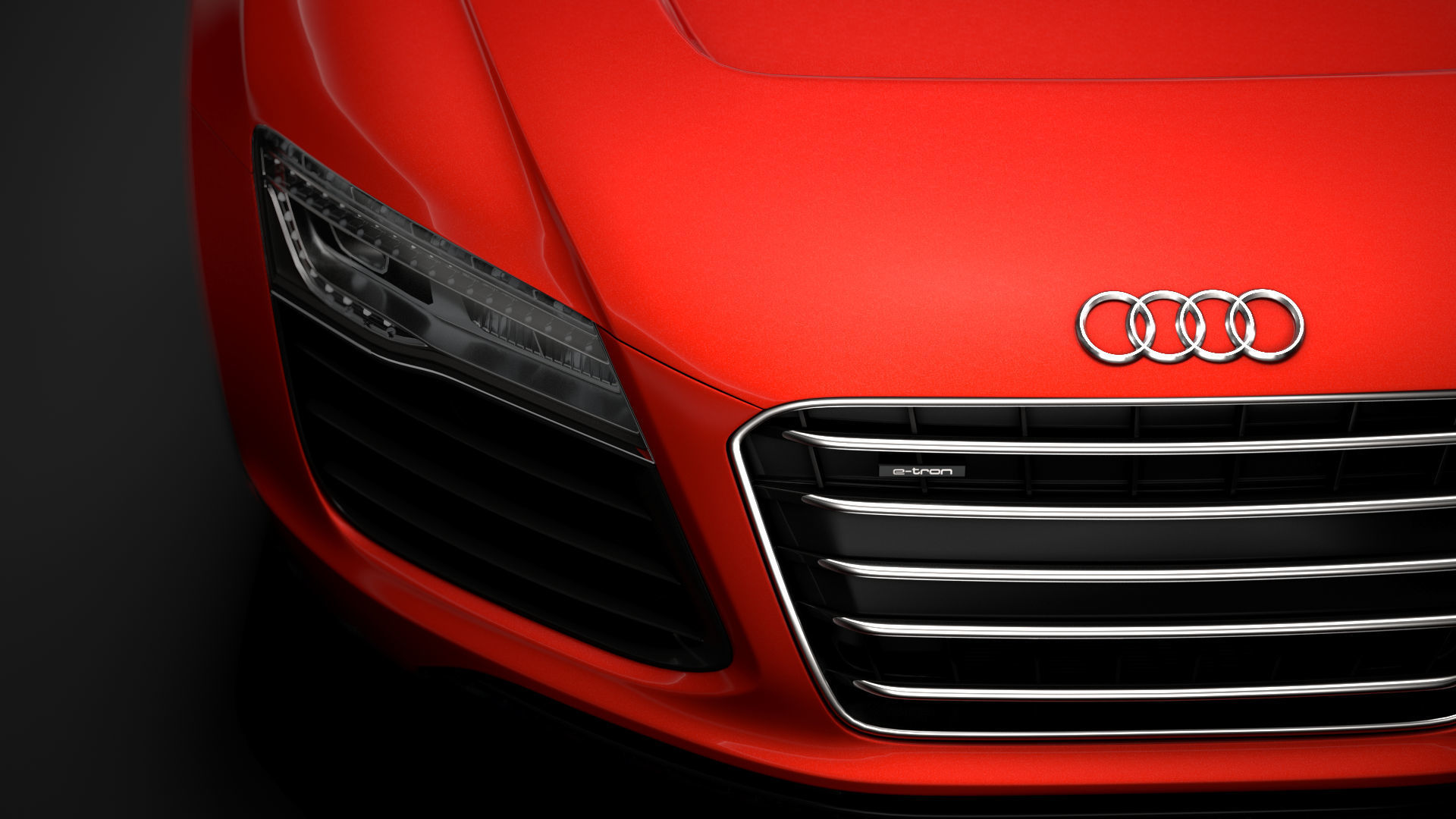 Audi R8 E Tron Spyder 2016 3D model_9