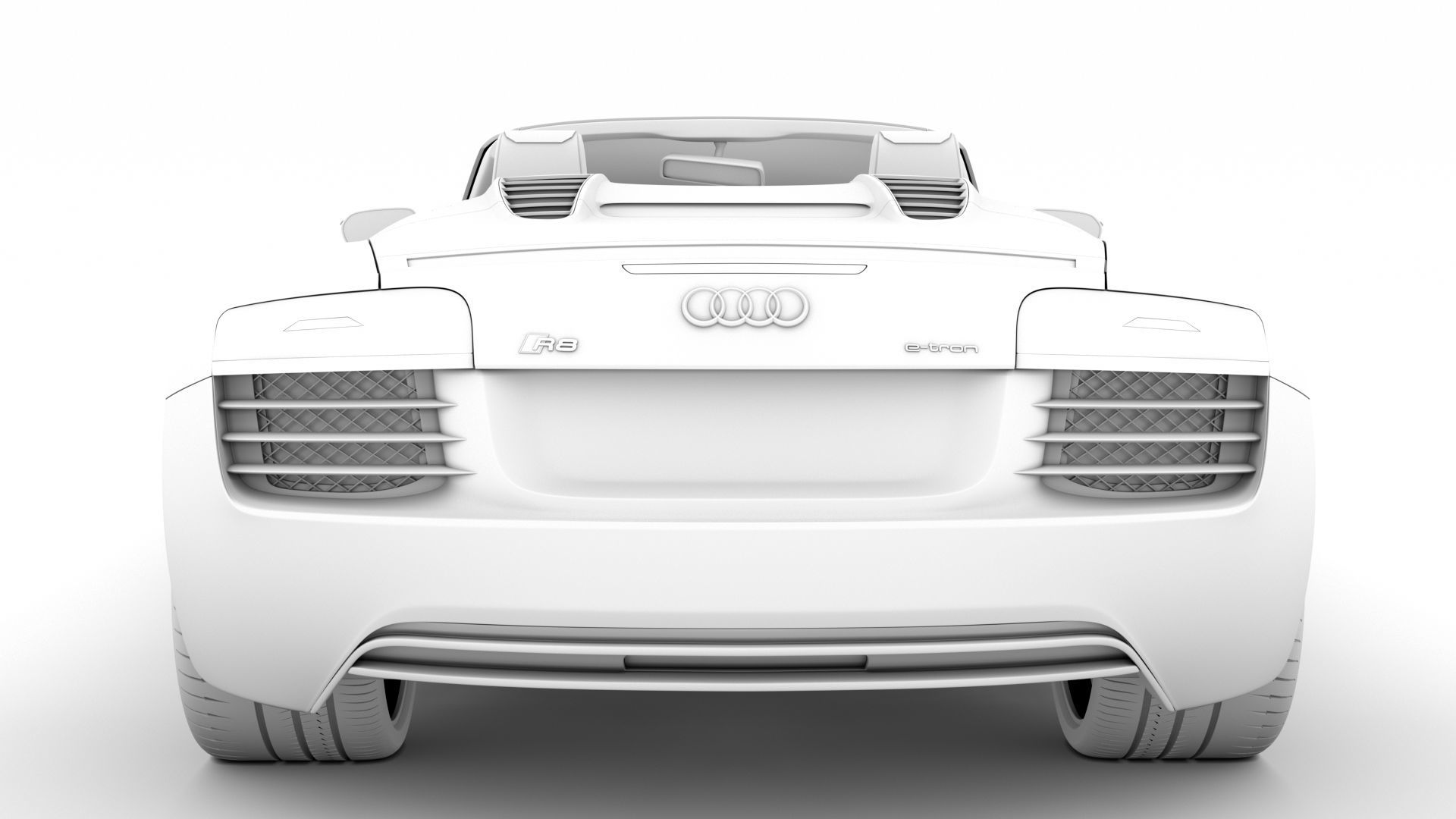 Audi R8 E Tron Spyder 2016 3D model_27