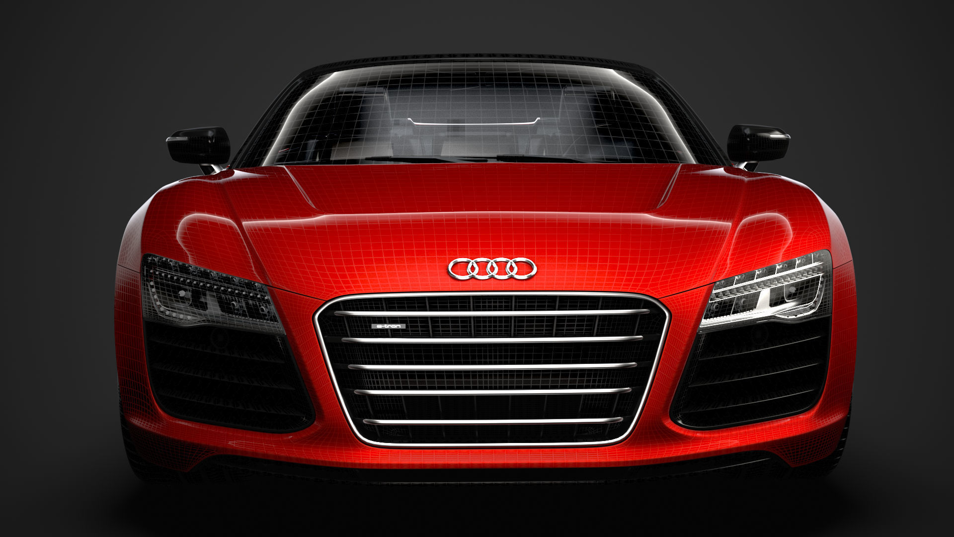 Audi R8 E Tron Spyder 2016 3D model_34