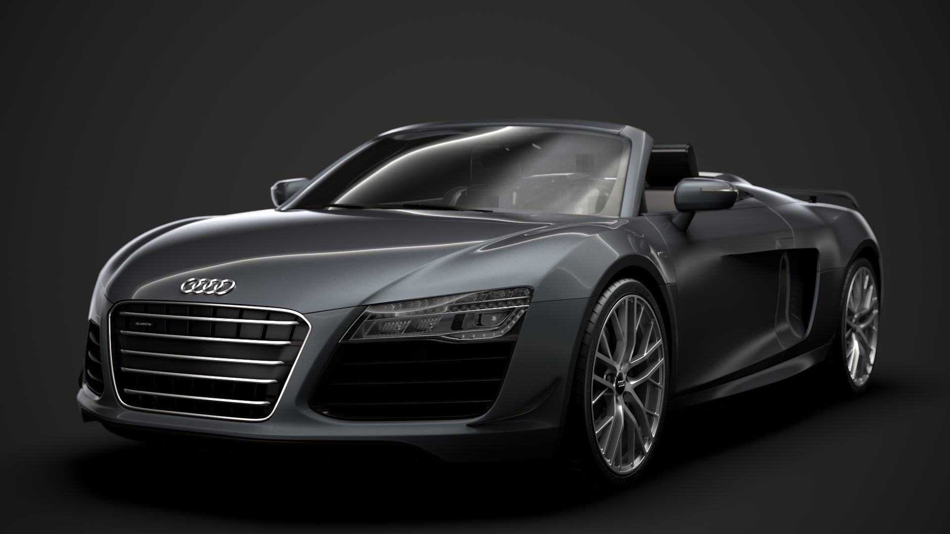 Audi R8 LMX Spyder 2016 3D model_8