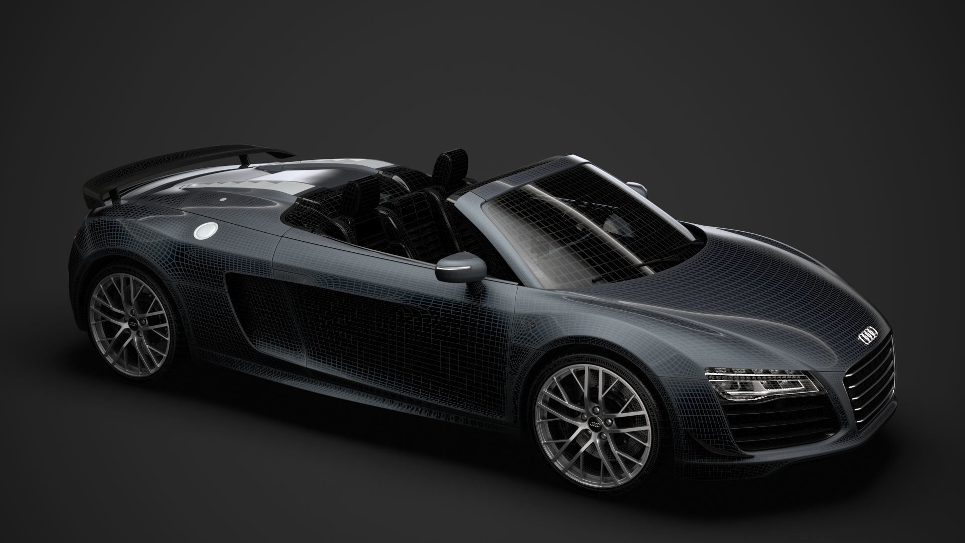 Audi R8 LMX Spyder 2016 3D model_40