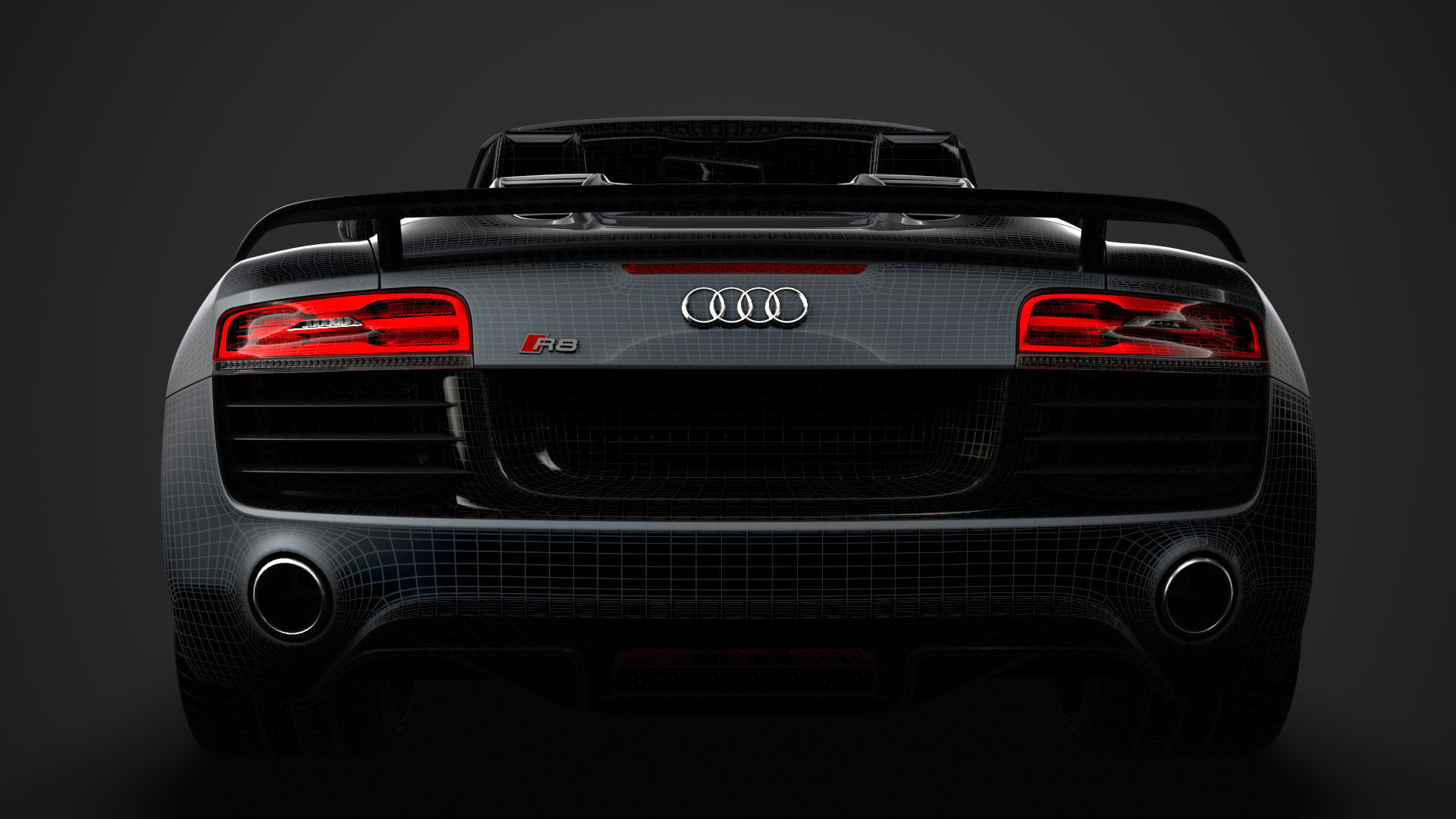Audi R8 LMX Spyder 2016 3D model_41