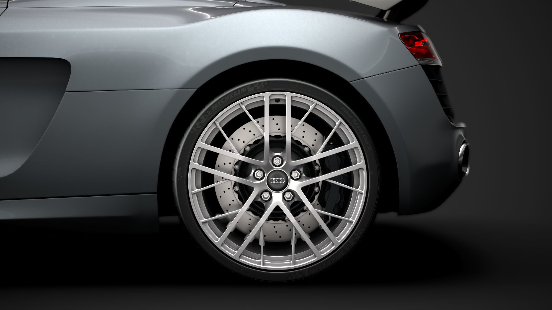 Audi R8 LMX Spyder 2016 3D model_7