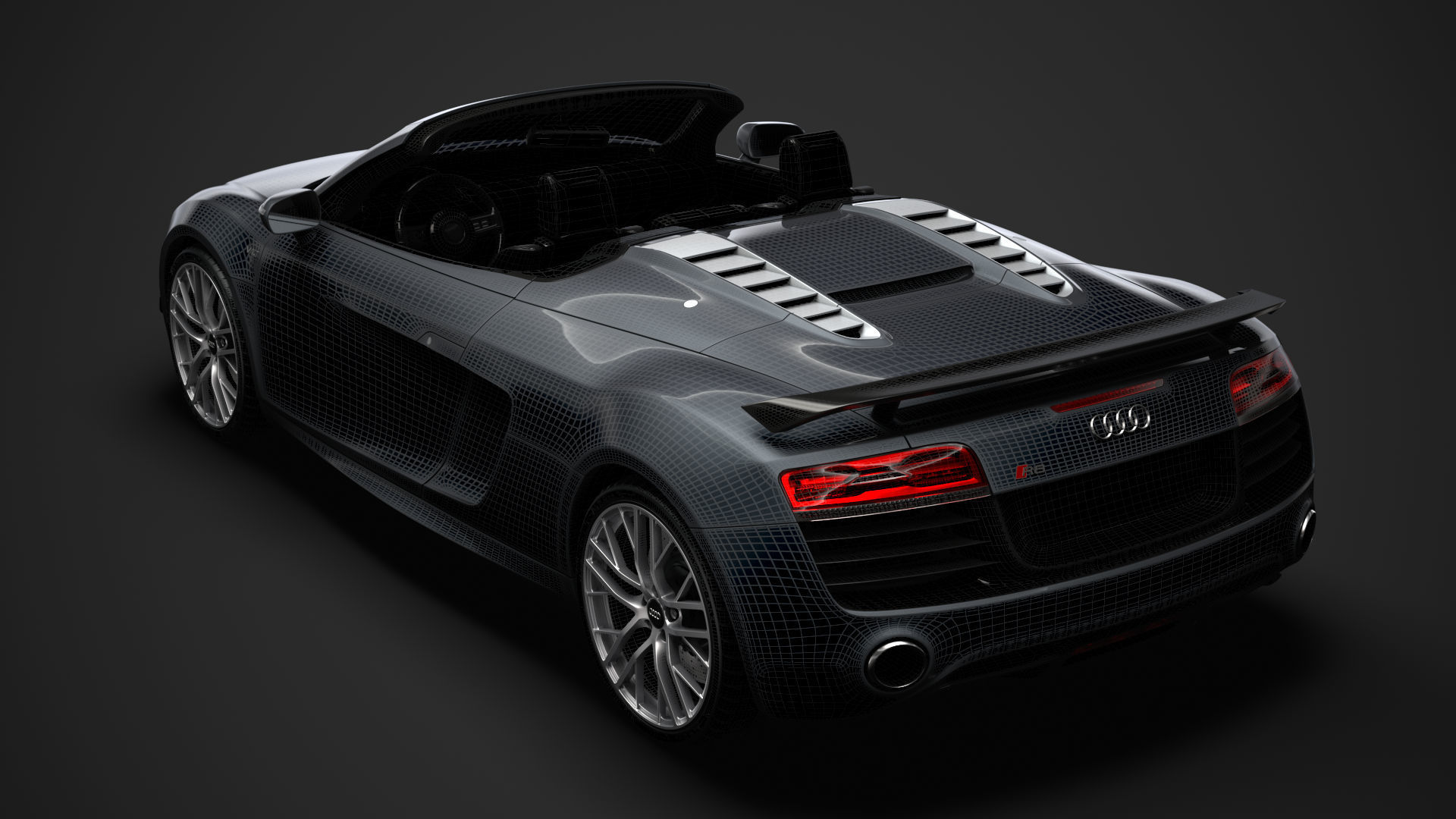 Audi R8 LMX Spyder 2016 3D model_31