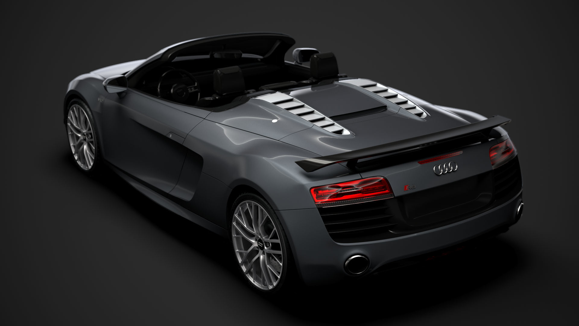Audi R8 LMX Spyder 2016 3D model_3