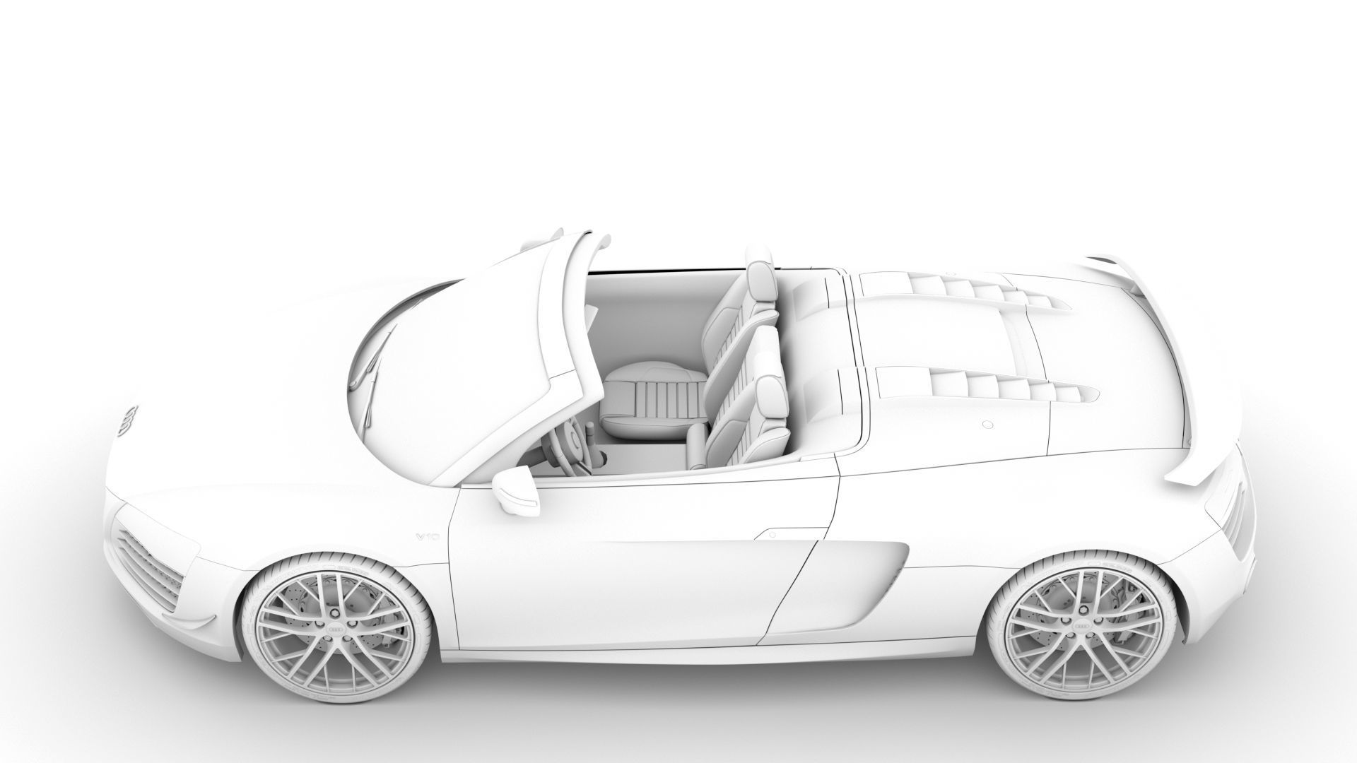 Audi R8 LMX Spyder 2016 3D model_18