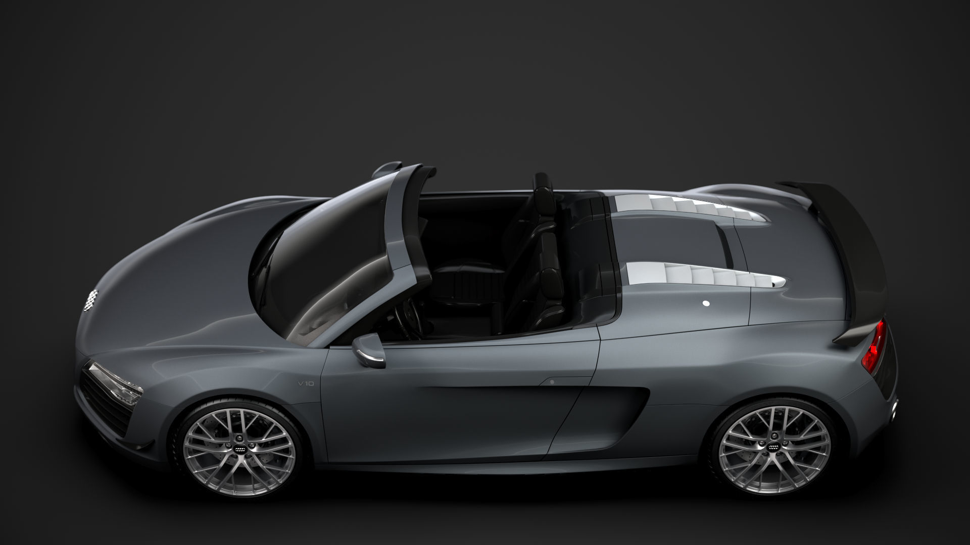 Audi R8 LMX Spyder 2016 3D model_4