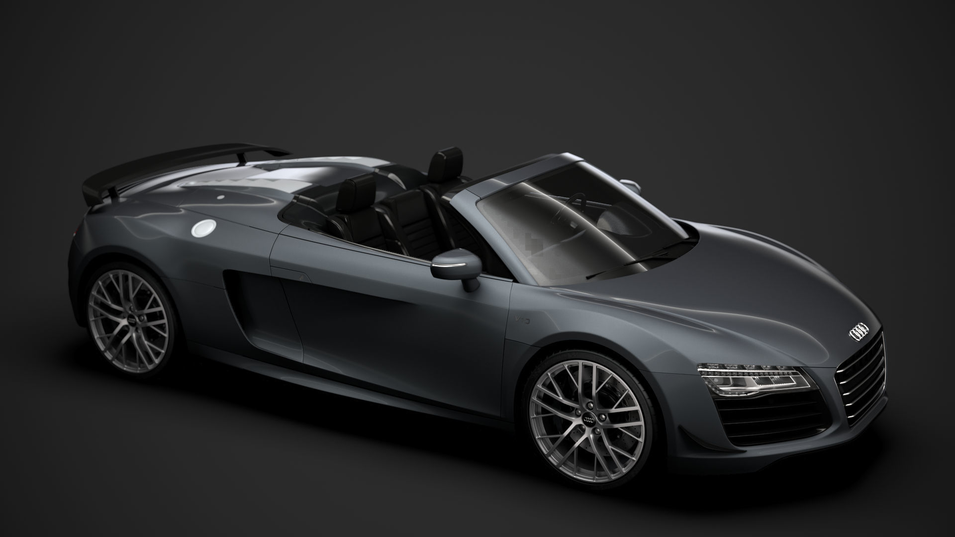 Audi R8 LMX Spyder 2016 3D model_12