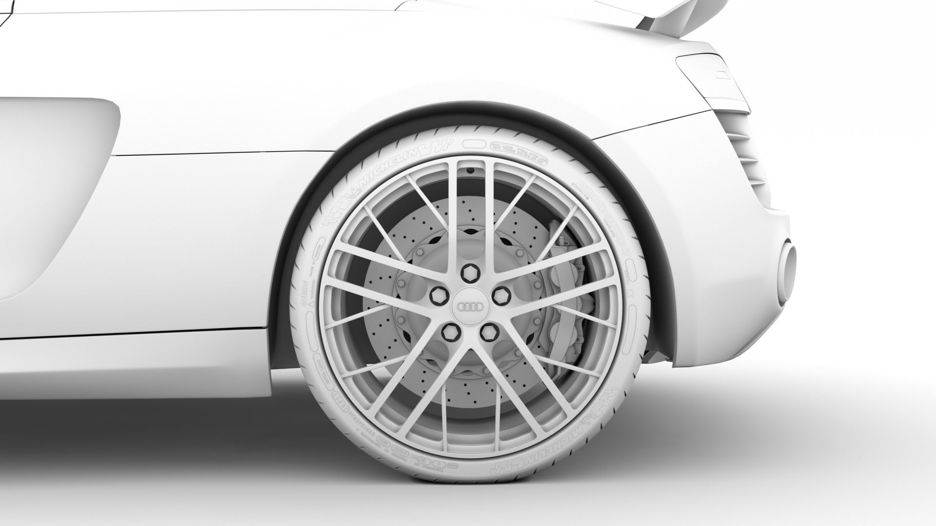 Audi R8 LMX Spyder 2016 3D model_21