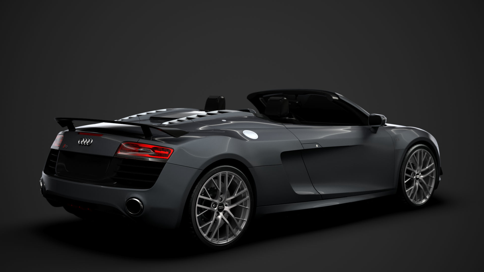 Audi R8 LMX Spyder 2016 3D model_2