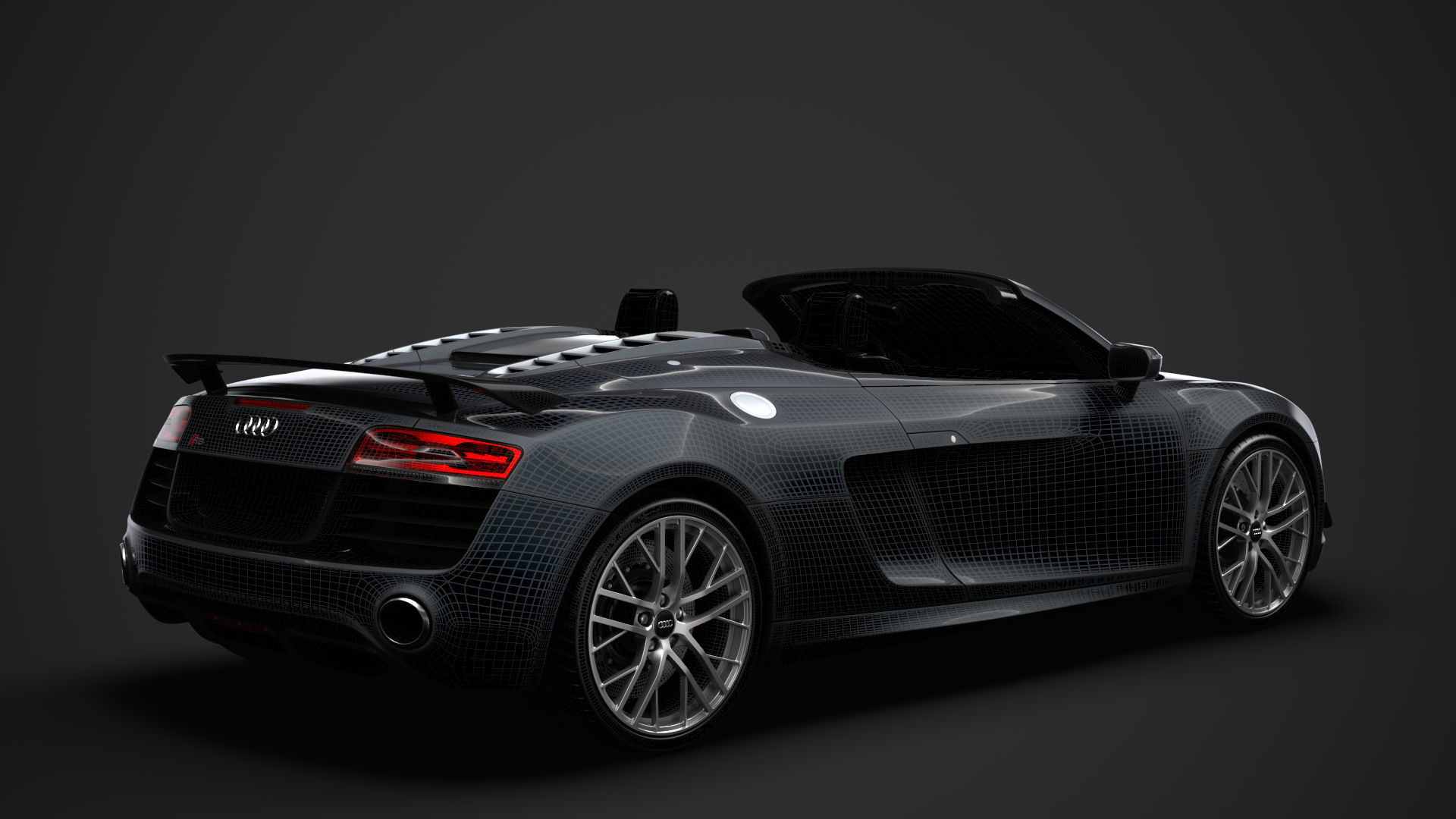 Audi R8 LMX Spyder 2016 3D model_30