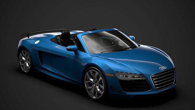 Audi R8 V10 Competitions Spyder 2016 3D model