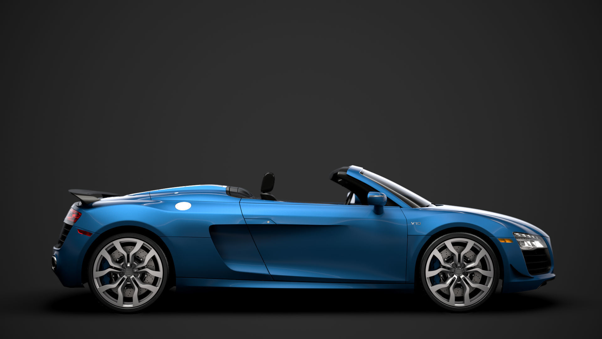 Audi R8 V10 Competitions Spyder 2016 3D model_1