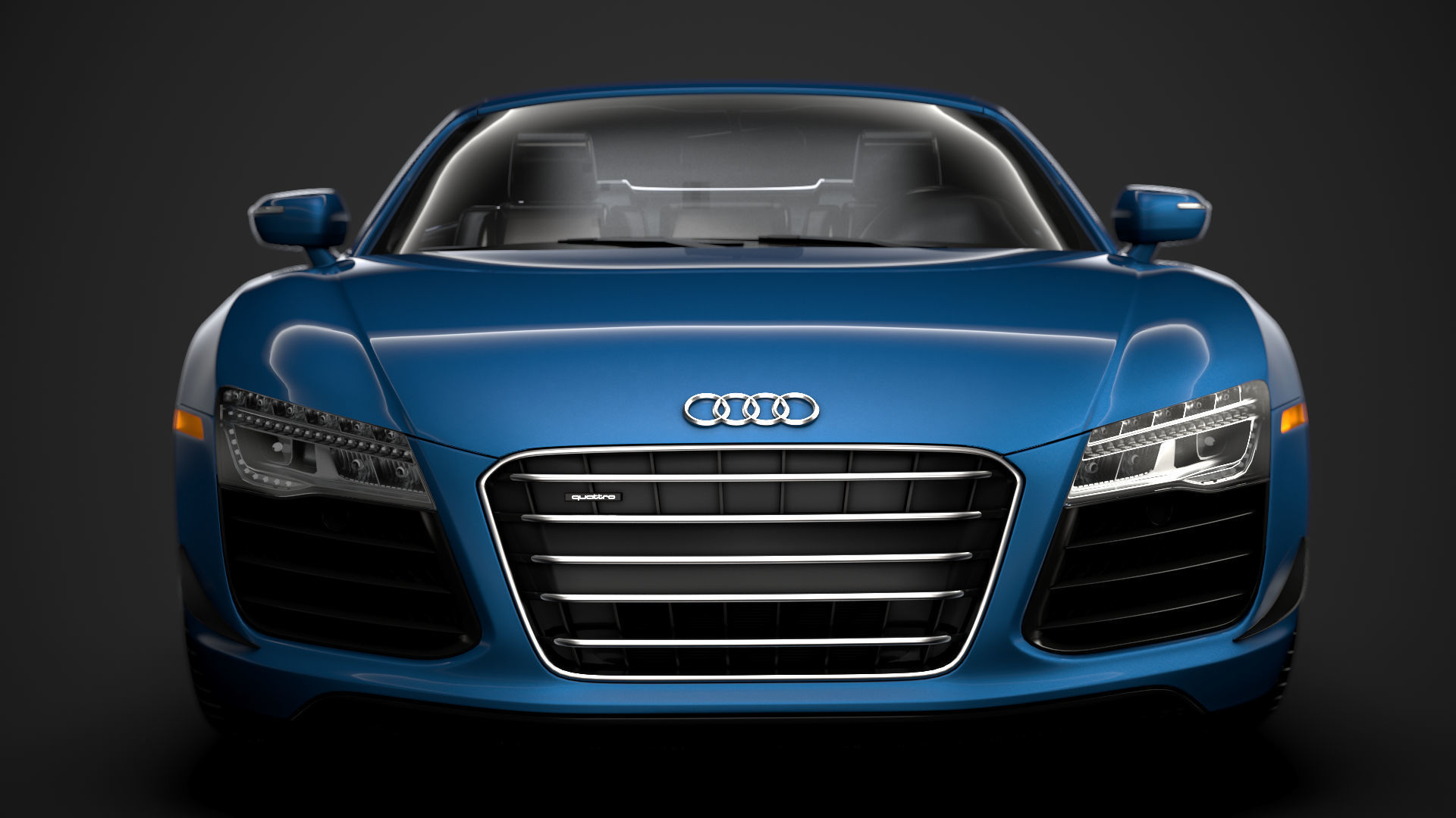 Audi R8 V10 Competitions Spyder 2016 3D model_6