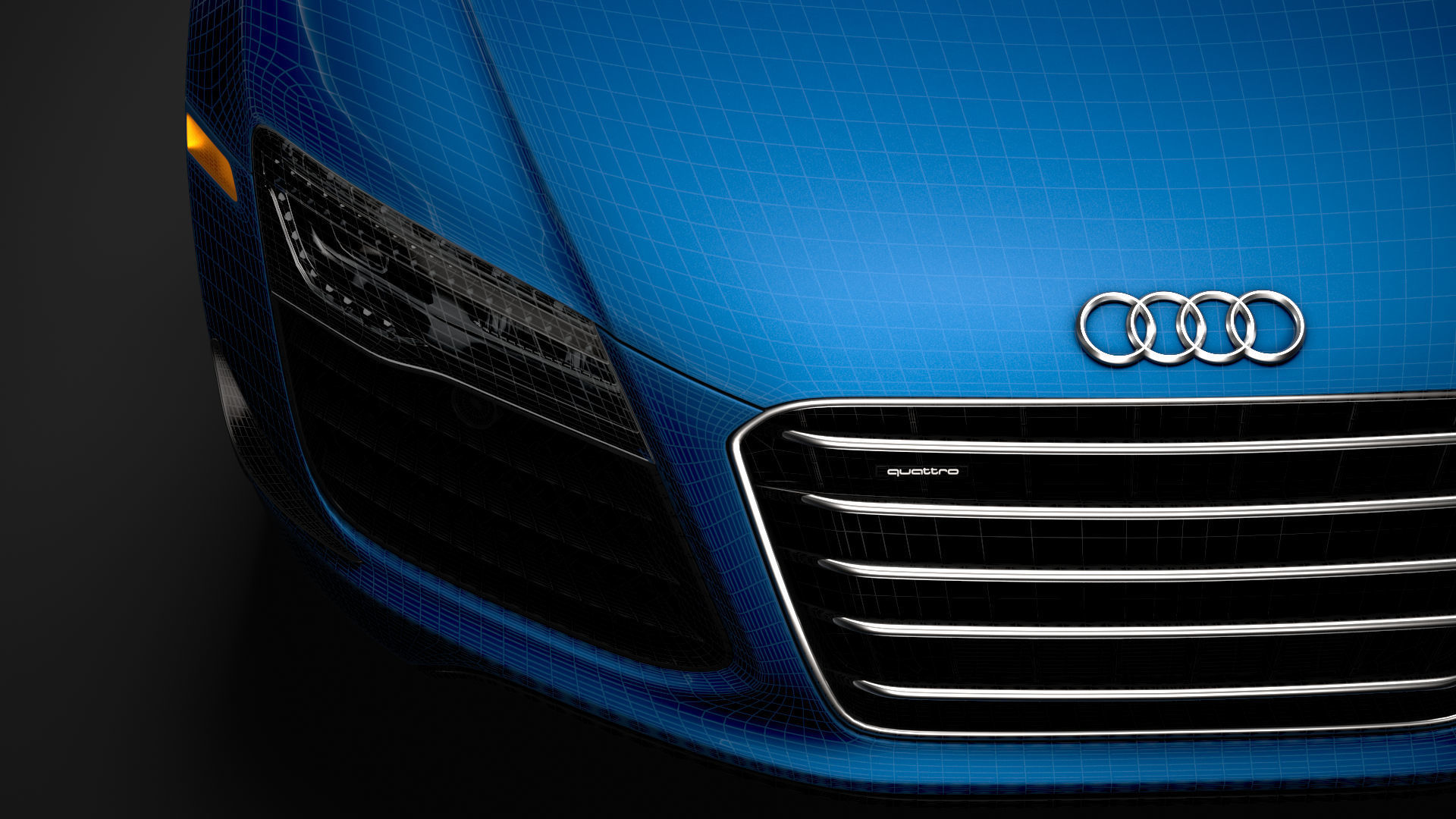 Audi R8 V10 Competitions Spyder 2016 3D model_37