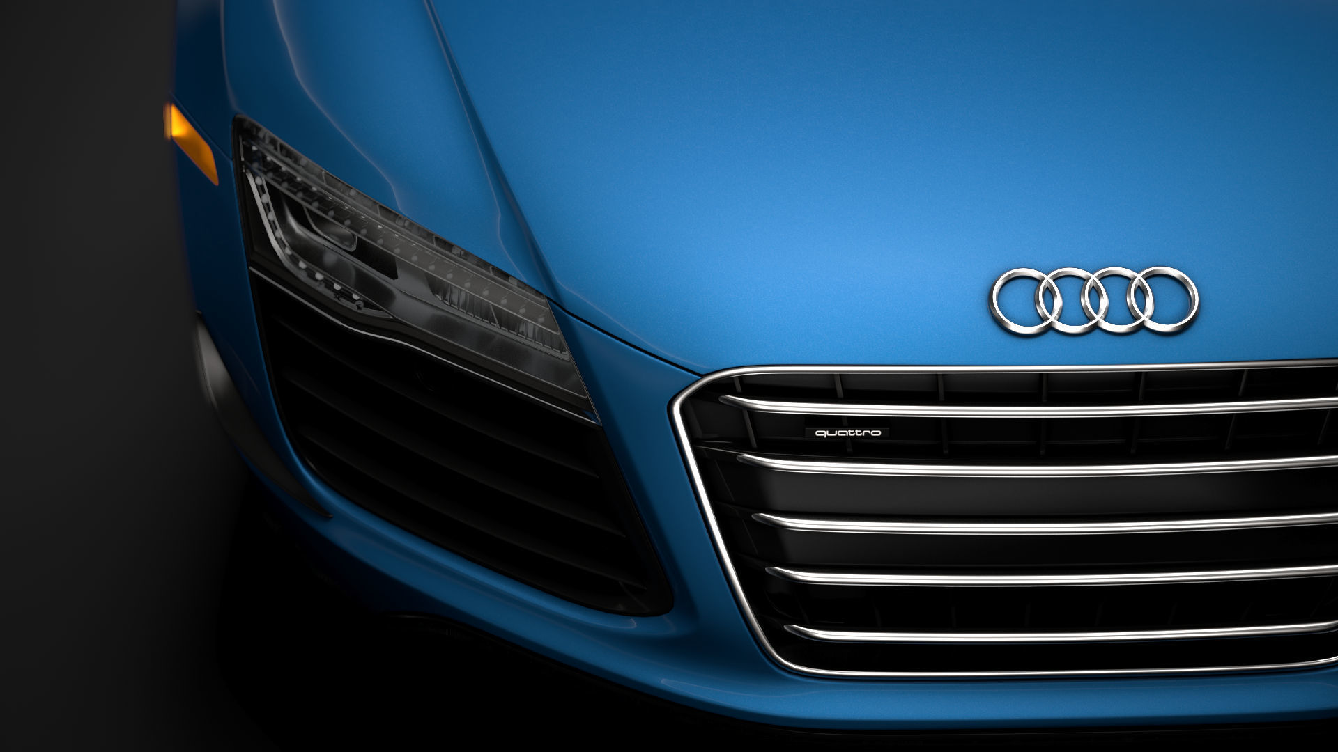 Audi R8 V10 Competitions Spyder 2016 3D model_9