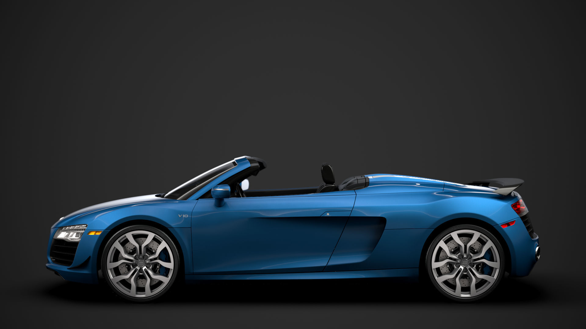 Audi R8 V10 Competitions Spyder 2016 3D model_5